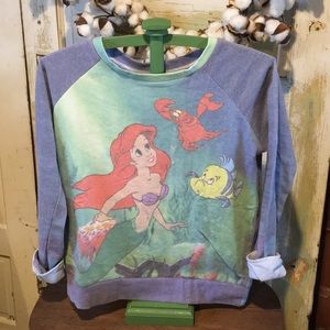 🎃Little Mermaid Juniors XS Sweatshirt